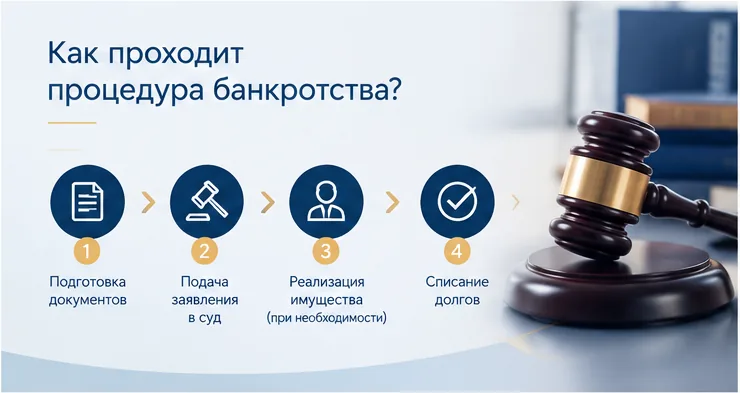 Как проходит процедура банкротства физического лица?